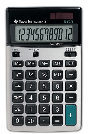 Texas Instruments TI-5018 SV skrivbordsräknare
